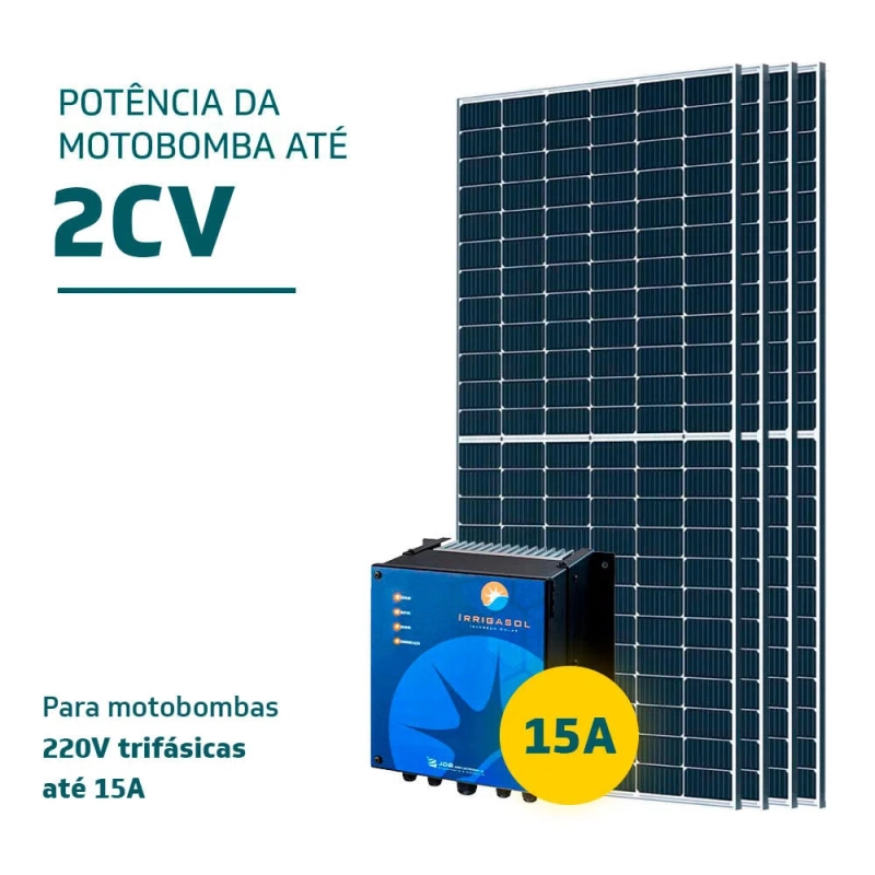 Kit Fibrocimento (subestrutura Madeira) - 4 MÓDULOS - SSM - TRILHO 2,40 M